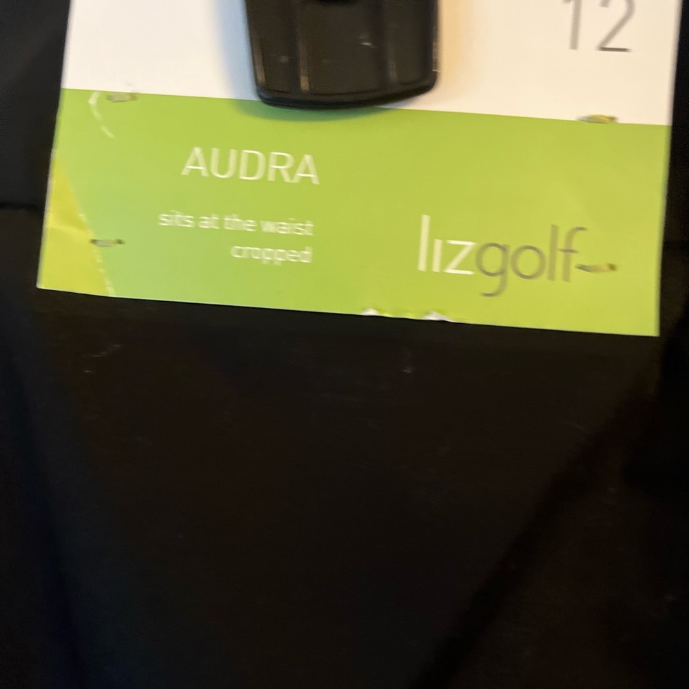 Liz golf pants sits on waist with some stretch